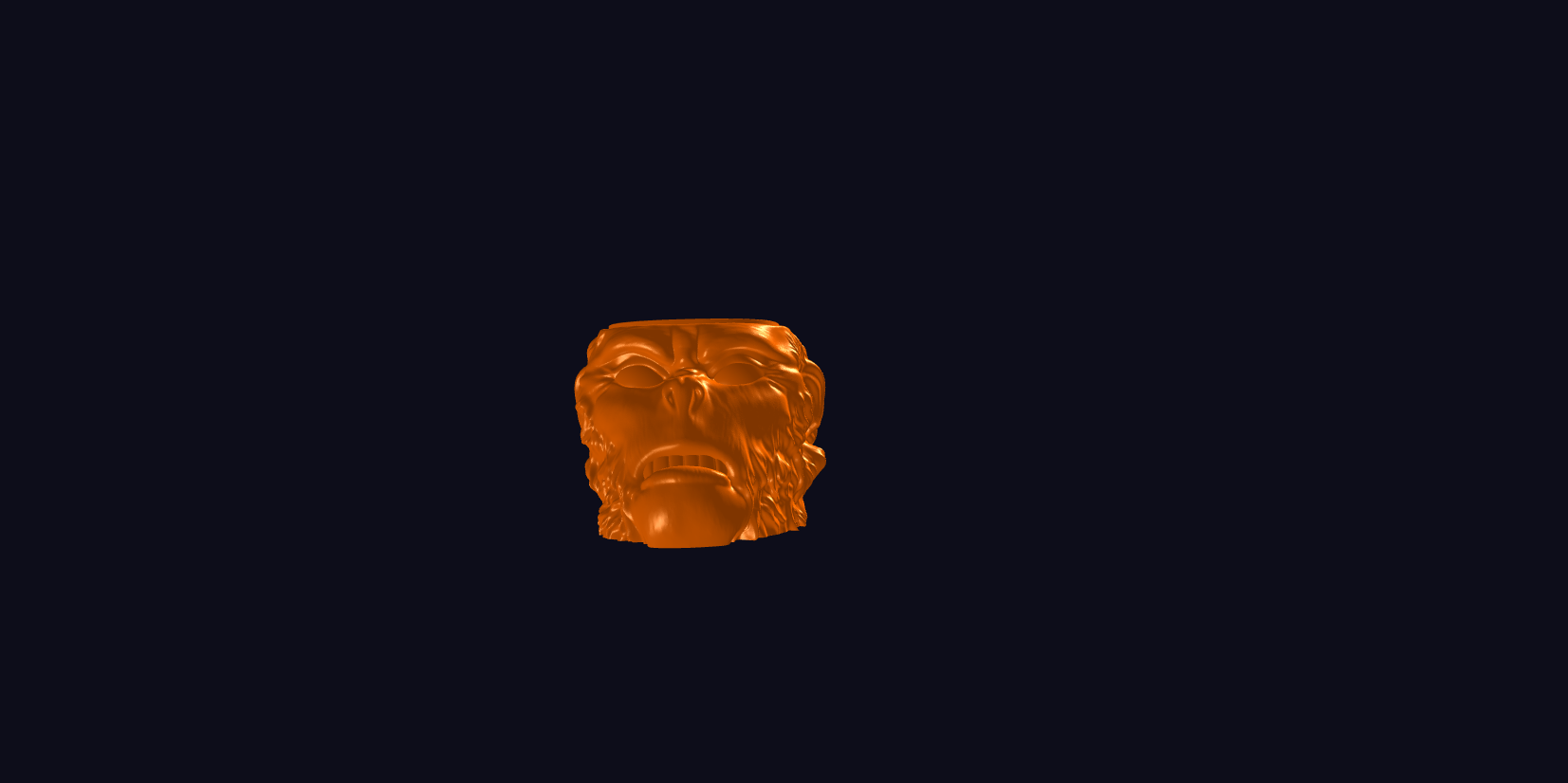 Indiana Jones Monkey Head Candy Bowl